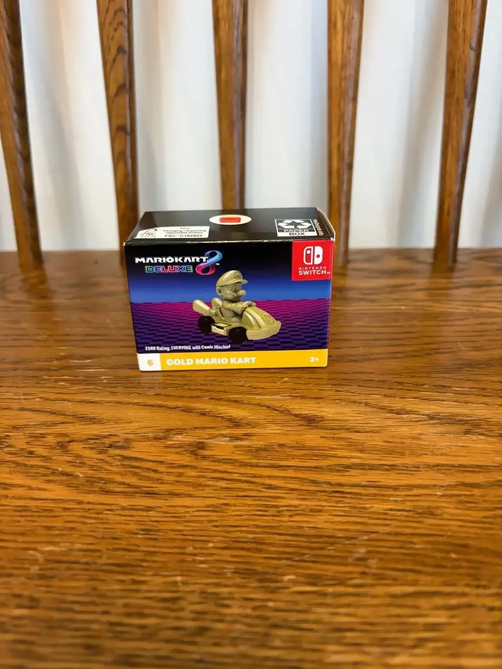 McDonald's Mario Kart 8 Deluxe Gold Mario Kart Toy